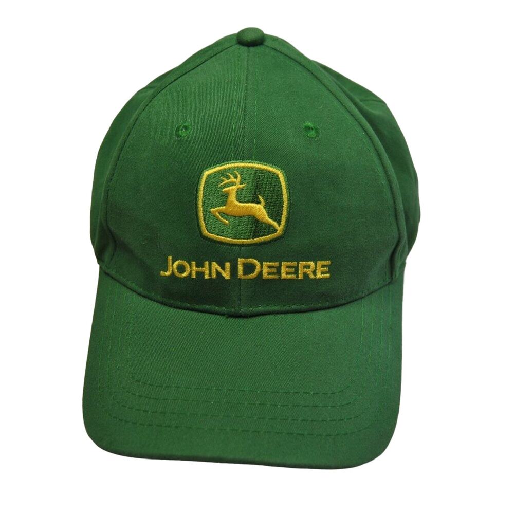 John Deer Nothing Runs Like a Deer Green Hat w/ Adjustable Strap